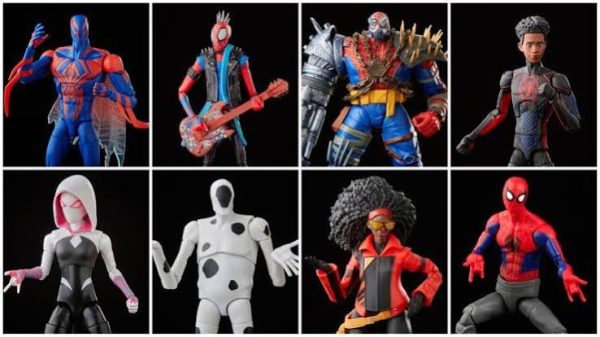 Hasbro Spider-Man Across The Spider-Verse Complete Legends Part One (Miles, Gwen, 2099, Jessica, Spot, Spider-Punk, Peter Parker, Cyborg Spider-Woman