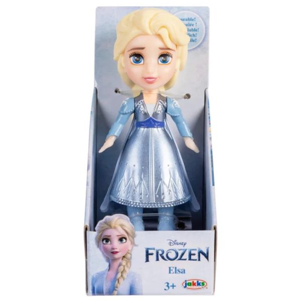JAKKS Pacific Disney Princess 3-Inch Mini Toddler Dolls Travel Elsa